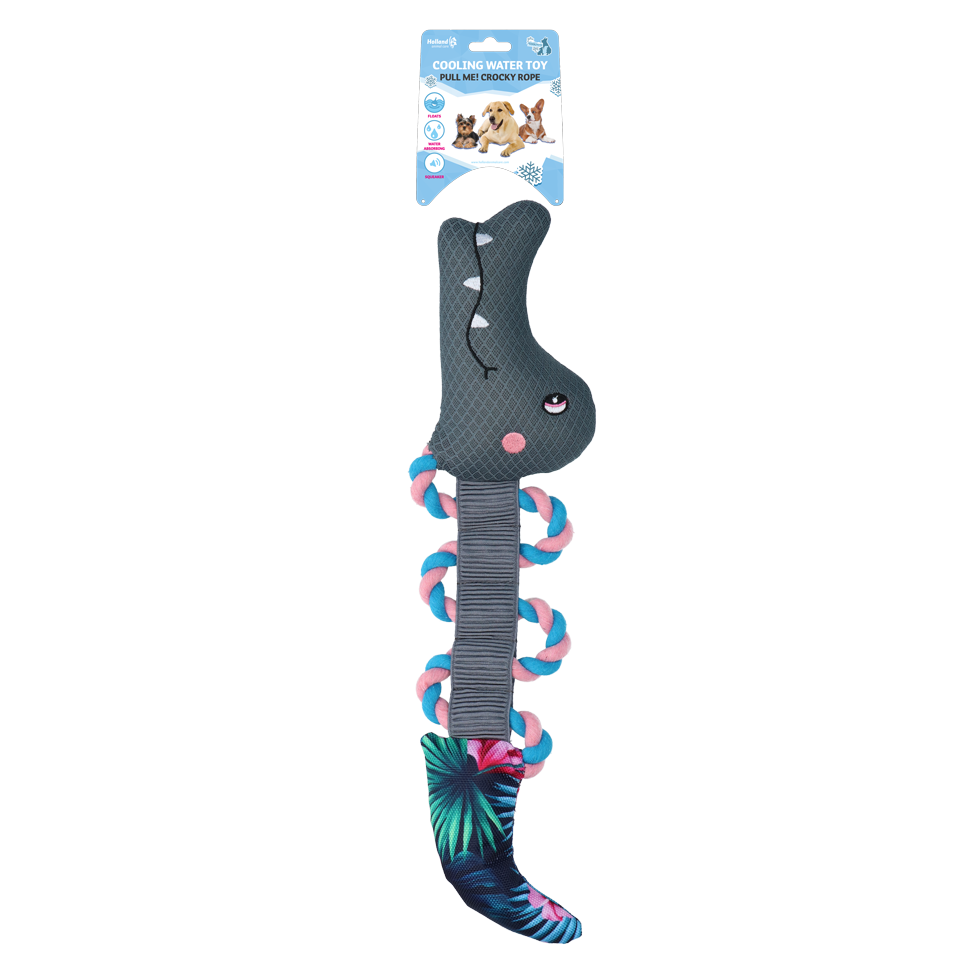 CoolPets Pull Me! Crocky Rope Flower – Ideales Wasserspielzeug Für Hunde