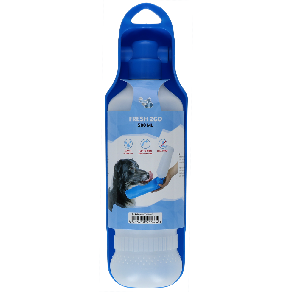 CoolPets Fresh 2GO 500 ml – Praktische Wasserflasche Für Unterwegs