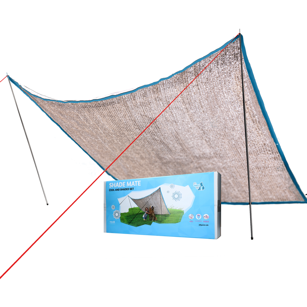 CoolPets Shade Mate – Hochreflektierendes Schattentuch für Heiße Sommertage