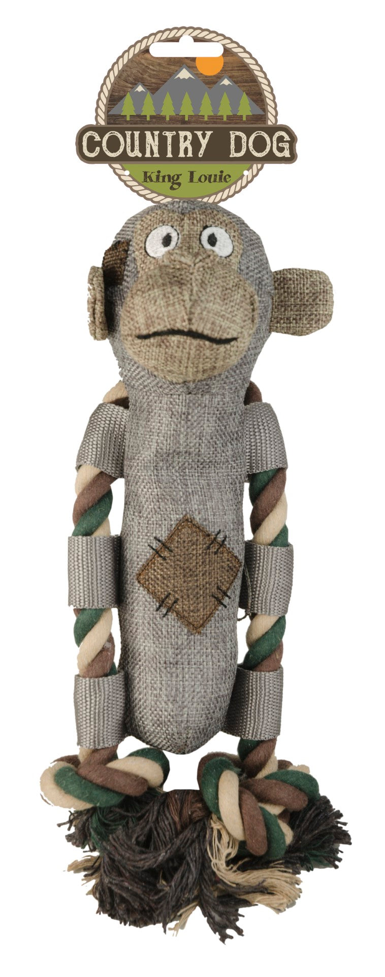 Country Dog Original King Louie – Langlebiges Kuscheltier aus Leinenstoff