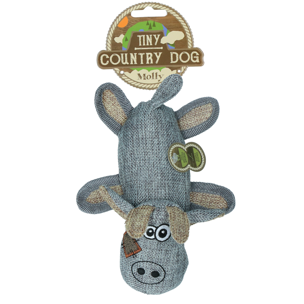 Country Dog Tiny Molly – Langlebiges Kuscheltier Aus Leinenstoff
