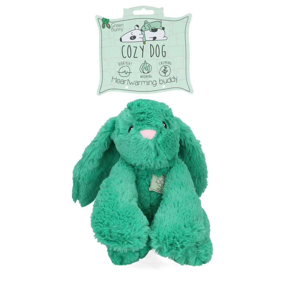 Cozy Dog Bunny Grün – Herzwärmer Mit Herzschlag-Imitation
