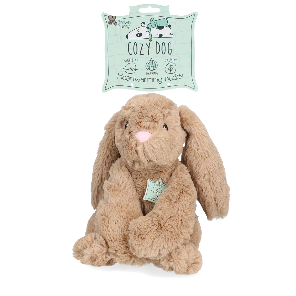 Cozy Dog Bunny Braun – Herzschlag Imitation für Wärme und Komfort