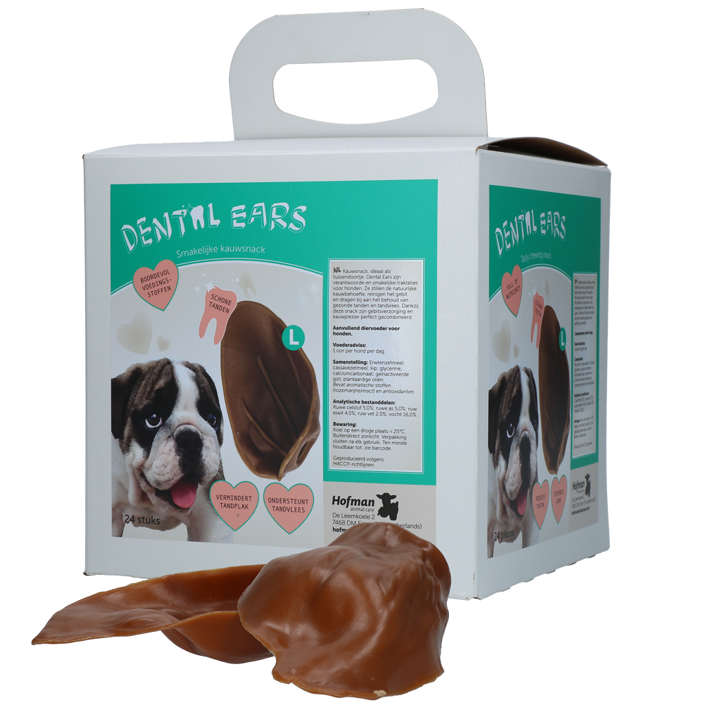 Dental Ears 24 Stück – Zahnpflege Und Kauvergnügen Für Hunde