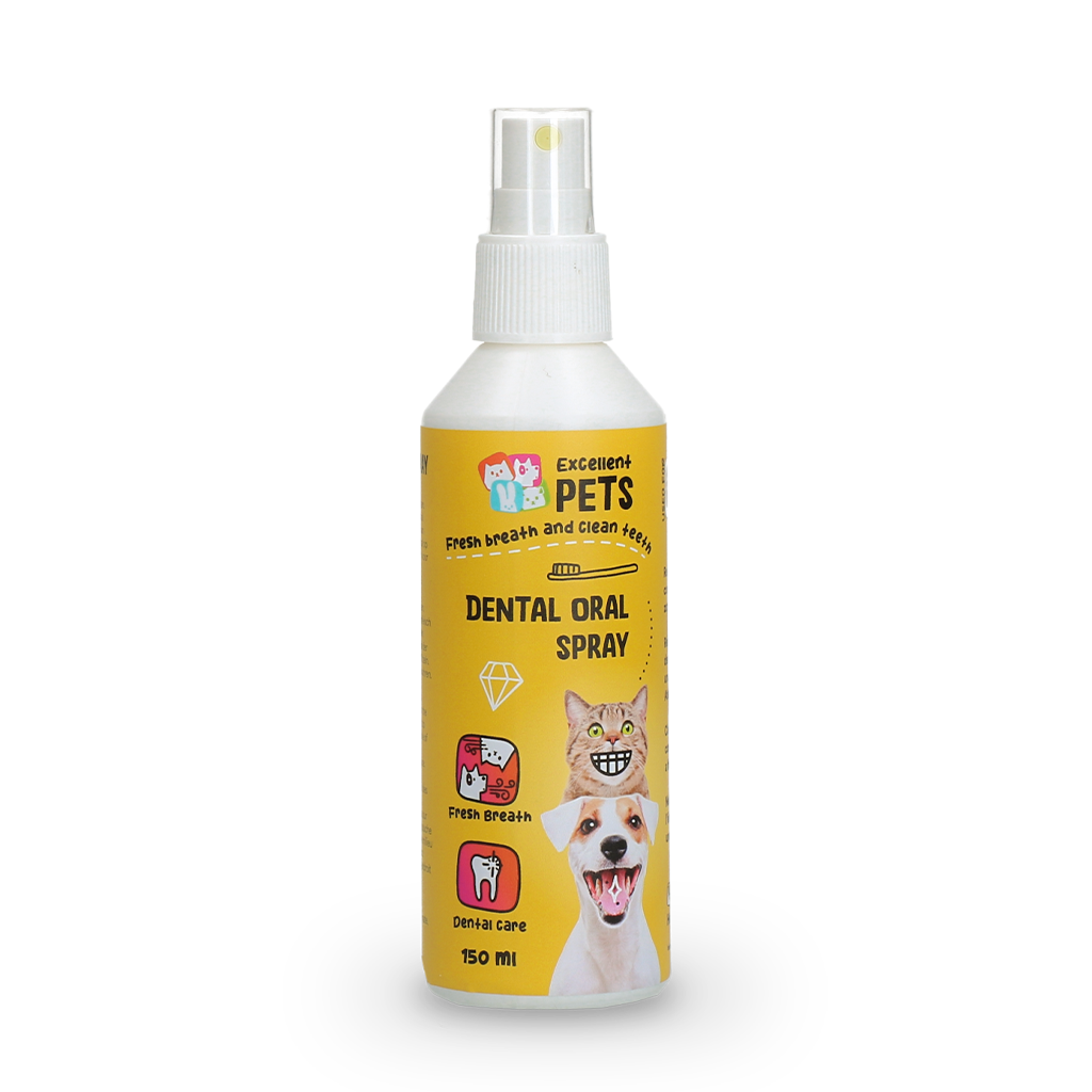 Excellent Pets Dental Oral Spray 150 ml – Frischer Atem Und Gesunde Zähne