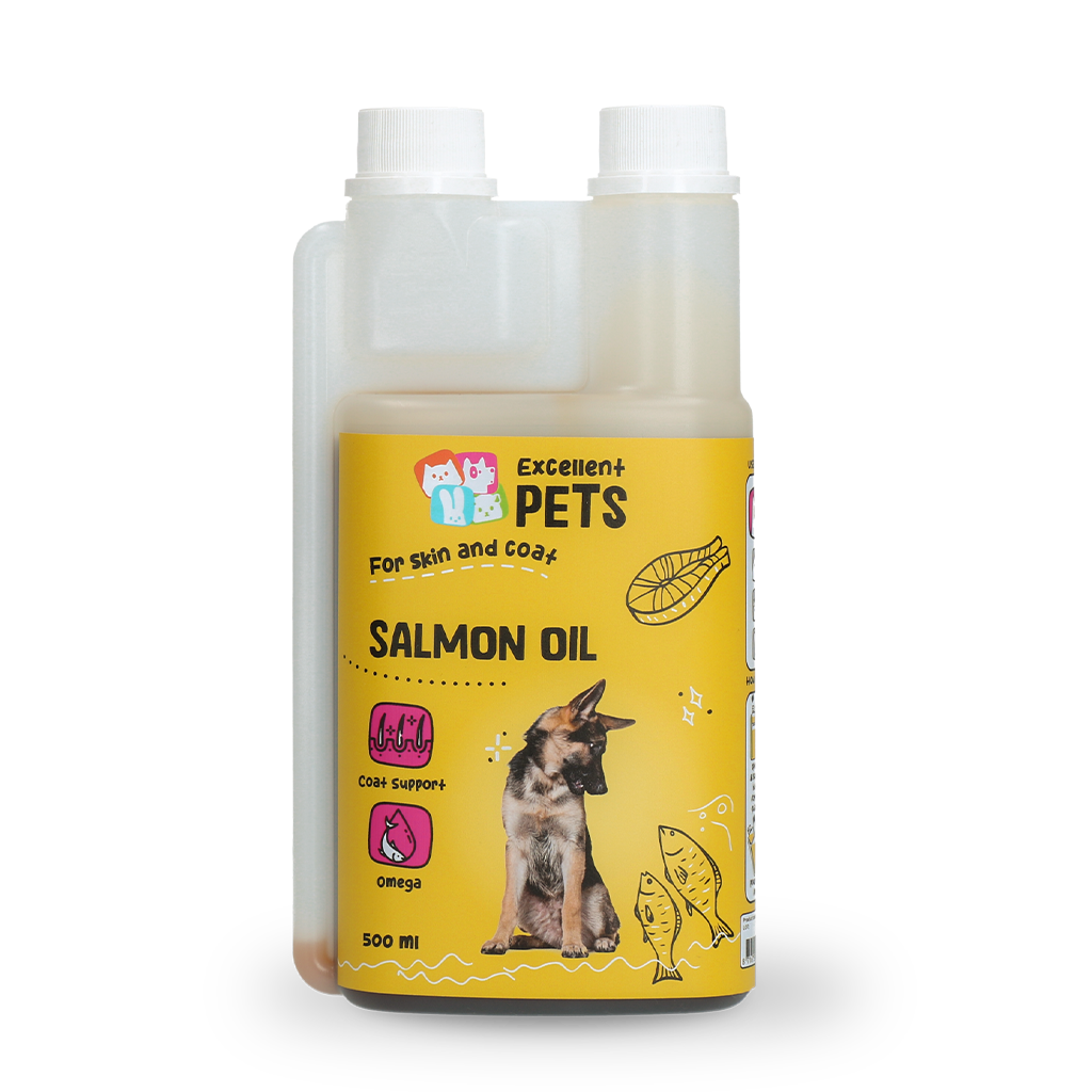 Excellent Pets Lachsöl für Hunde 500 ml – Unterstützt Gelenke und Immunsystem