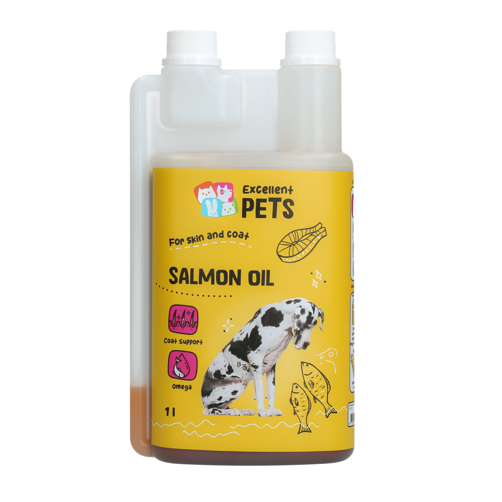 Excellent Pets Lachsöl für Hunde 1000 ml – Unterstützt Gelenke und Immunsystem