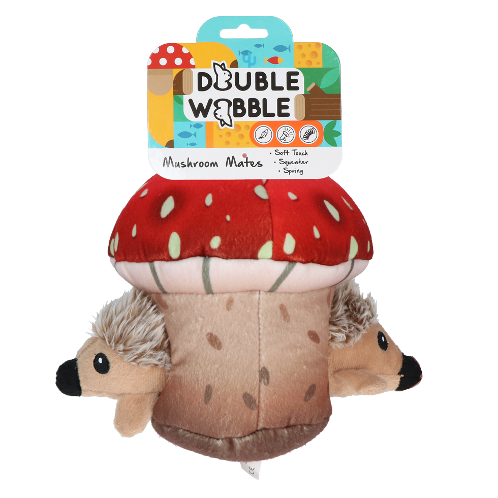 Double Wobble Kuscheltier Mates – Lustige Quietschtiere Mit Extra Weicher Feder