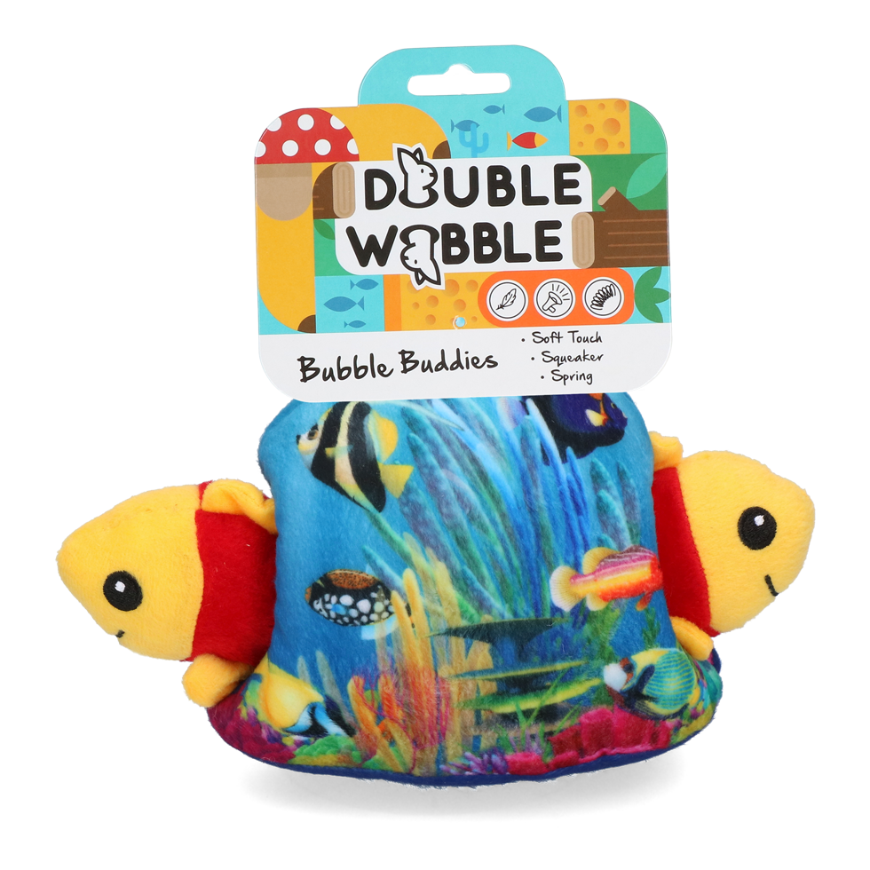 Double Wobble Bubble Buddies – Extra Weiches Kuscheltier Mit Lustigen Quietschern