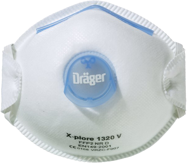 Dräger X-plore 1320 FFP2 V – Ergonomische Staubmaske Mit Hohem Tragekomfort