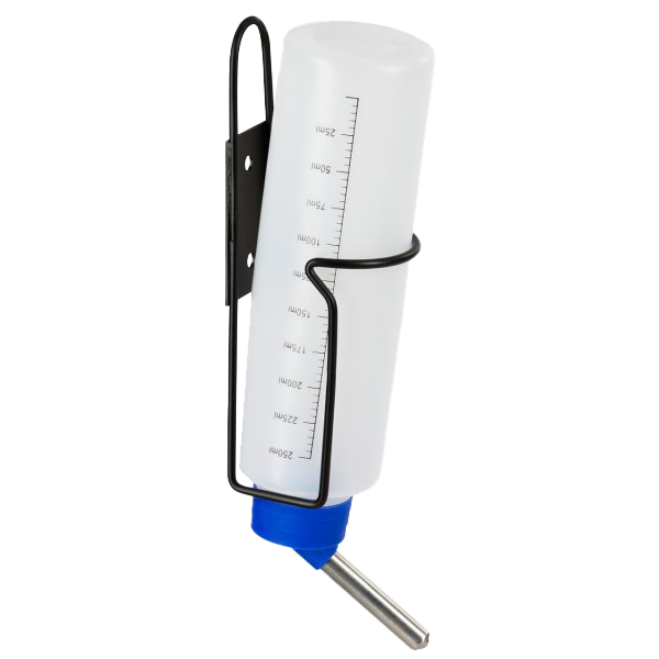 NagerWelt Trinkflasche mit Metallhalterung 250 ml – Flexibel und Strapazierfähig