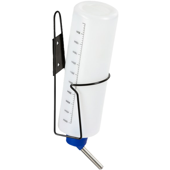 Tierfreund Trinkflasche mit Metallhalterung 500 ml – Strapazierfähig und Flexibel