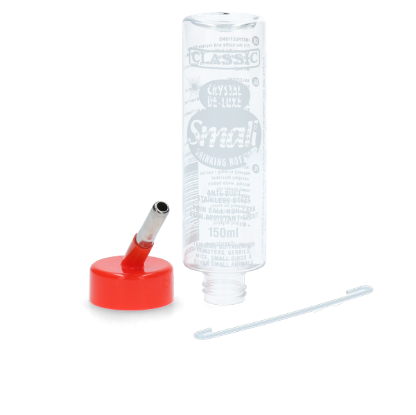 Classic Crystal Trinkeflasche Deluxe 150 ml – Langlebig und Einfach Zu Füllen