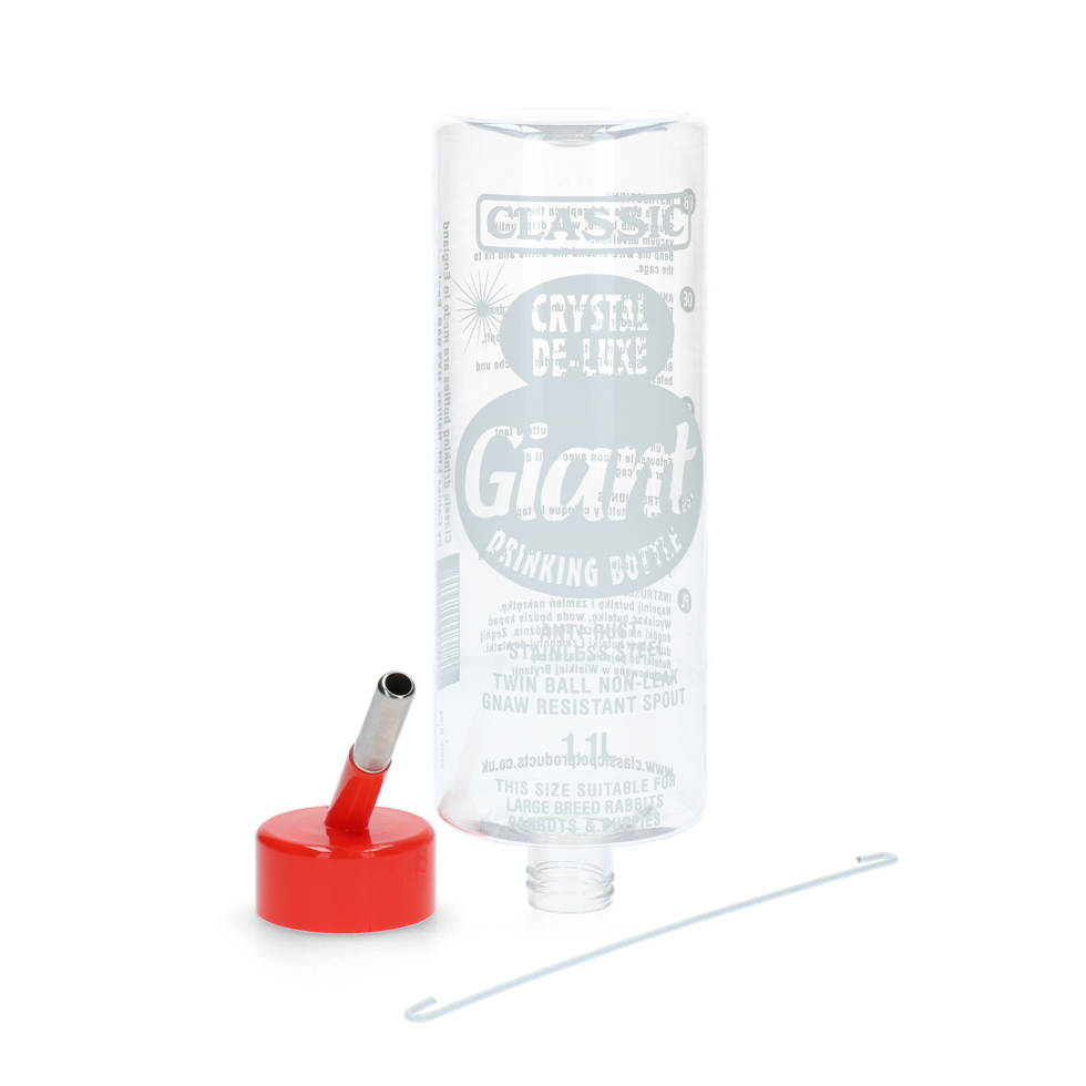 Classic Crystal Deluxe Trinkeflasche 1100 ml – Langlebig Und Einfach Zu Befüllen
