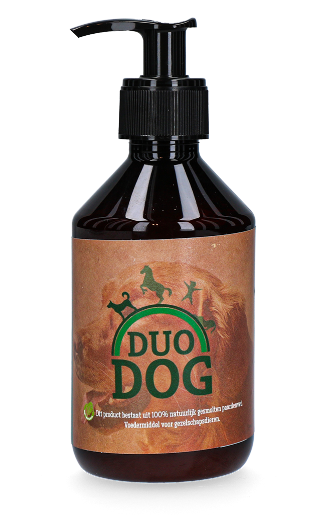Duo Dog Pferdefett 250 ml – 100 Prozent Natürlich Für Gesunde Hundeernährung