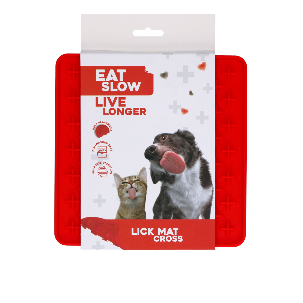 Eat Slow Live Longer Leckmatte Kreuzrotation – Fördert Langsame Futteraufnahme