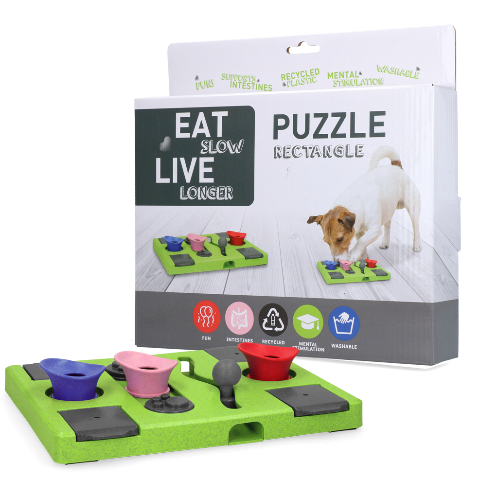 Eat Slow Live Longer Futterpuzzle – Fördert Langsame Fütterung Und Geistige Stimulation