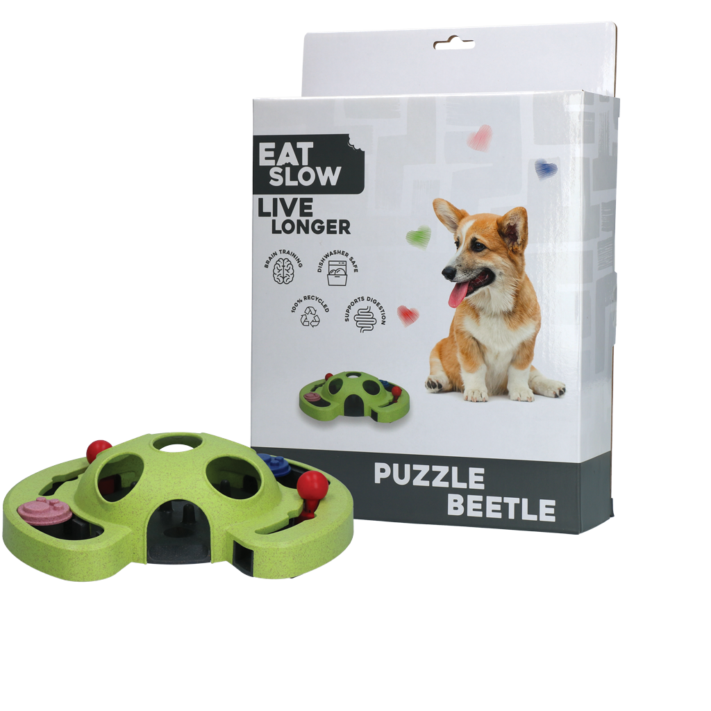 Eat Slow Live Longer Futterpuzzle Käfer – Fördert Geistige Aktivität Und Spielspaß