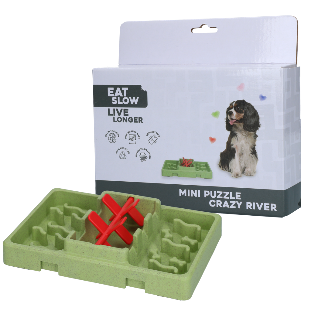 Eat Slow Live Longer Mini Puzzle Crazy River – Fördert Spielerisches Futter Finden