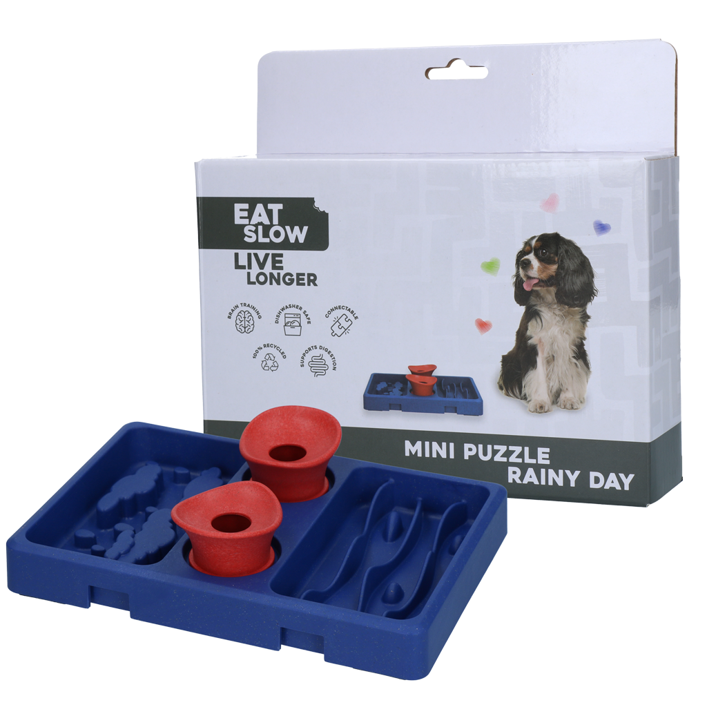 Eat Slow Live Longer Mini Puzzle – Interaktives Futterspielzeug für Hunde