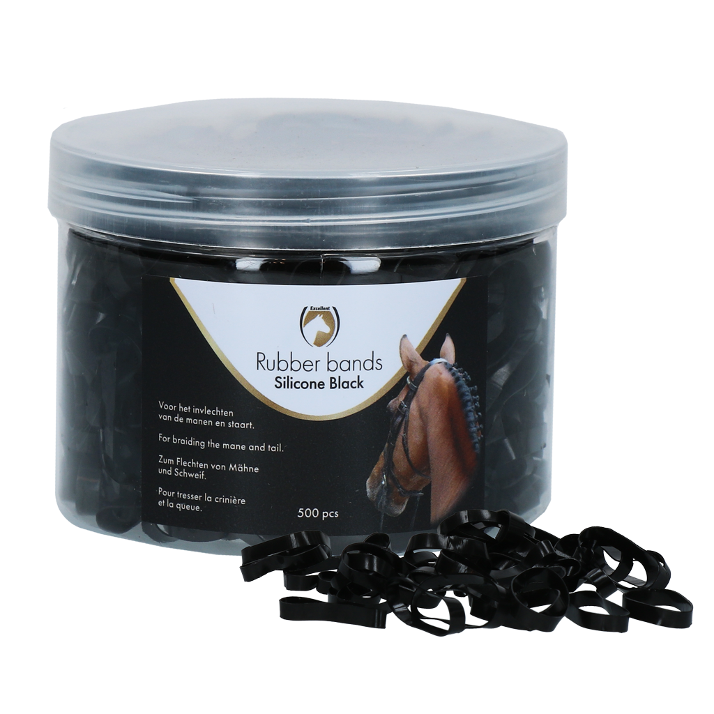 Excellent Horse Gummibänder – Robuste Und Dehnbare Silikonbänder für Mähne Und Schweif