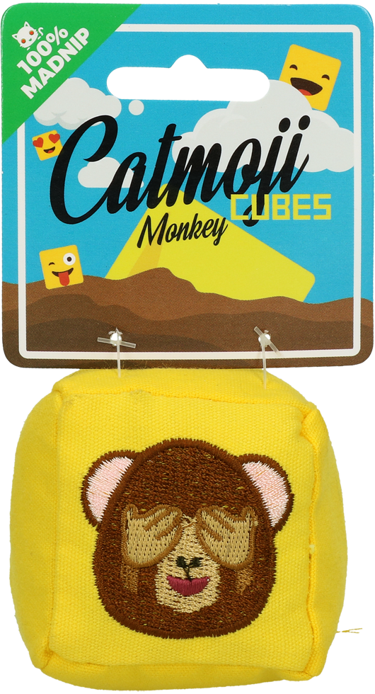 Catmoji Cube Monkey – Mit MADNIP Für Unendlichen Katzenspaß