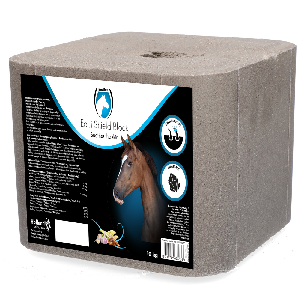 Excellent Horse Shield Block 10 kg – Hautpflege und Geruchsneutralisation