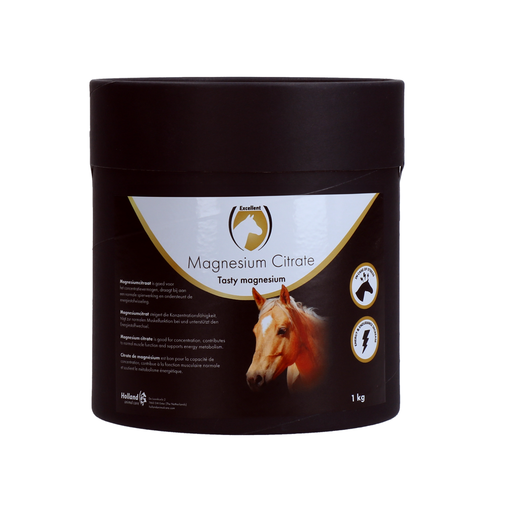 Excellent Horse Magnesiumcitrat 1 kg – Unterstützt Konzentration Und Muskelfunktion