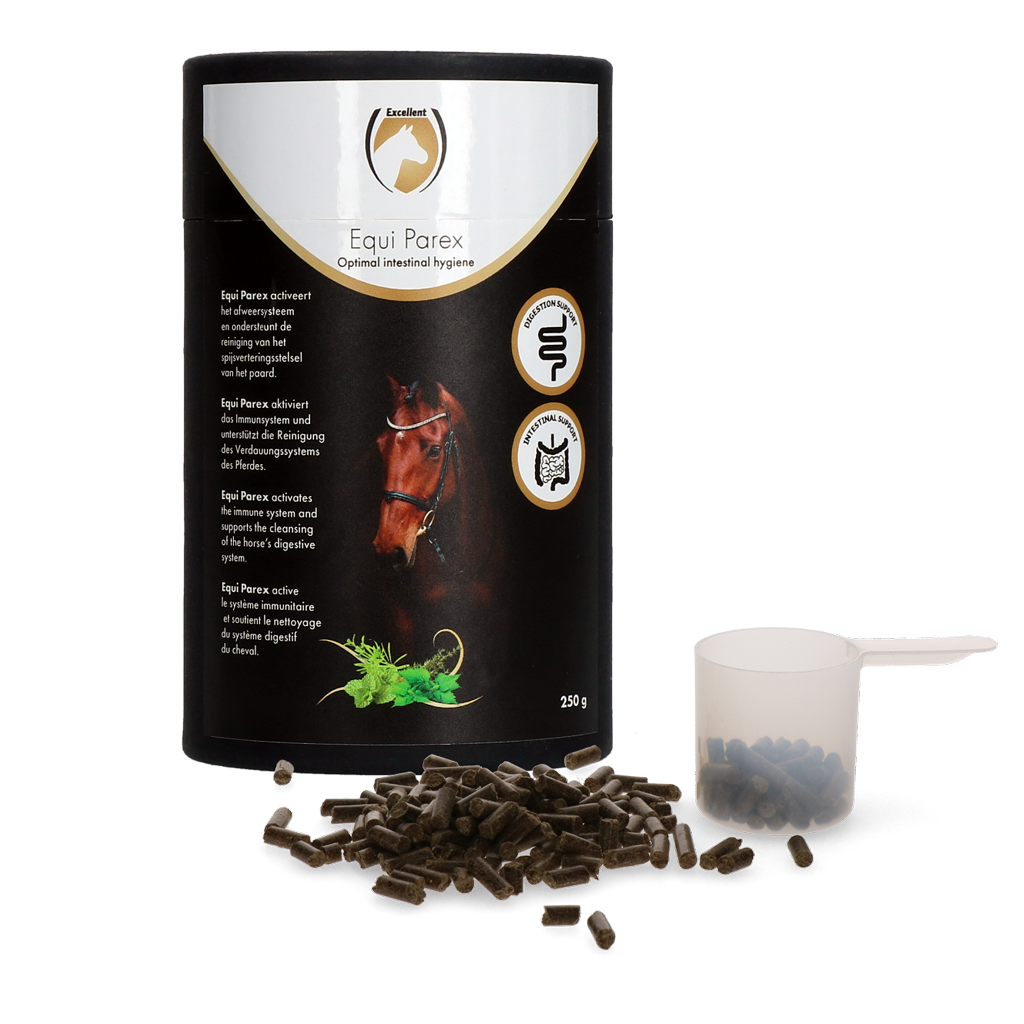Excellent Pferde Equi Parex 250 g – 100 Prozent Natürliche Unterstützung Für Magen- Und Darmflora