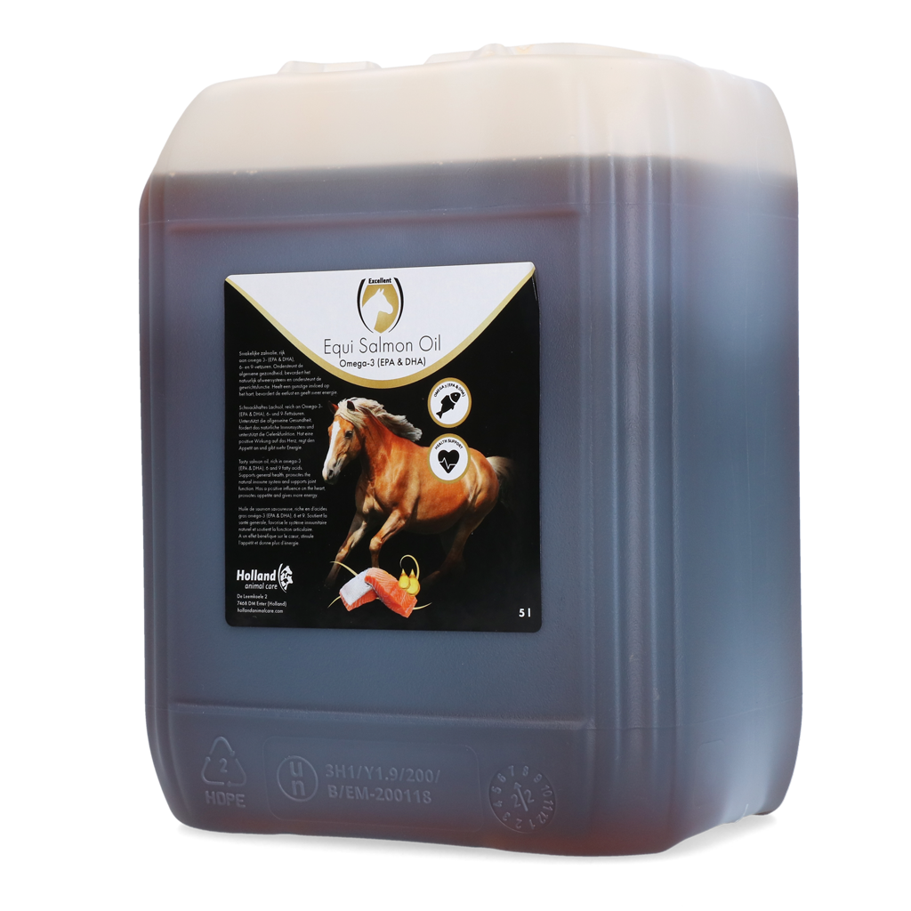 Excellent Horse Lachsöl 5 l – Reich an Omega 3 für Gesundheit und Gelenke