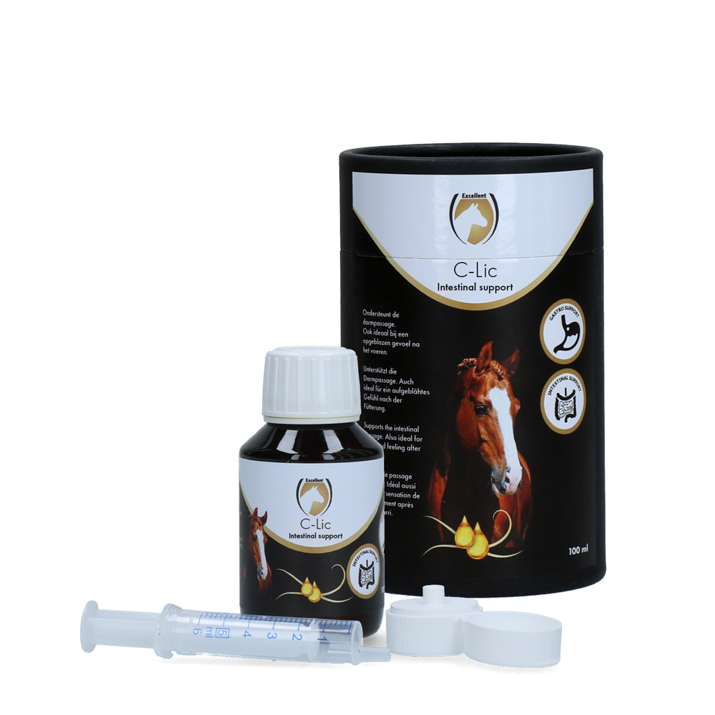 Excellent Horse C-Lic 100 ml – Unterstützt Die Darmpassage Bei Blähungen