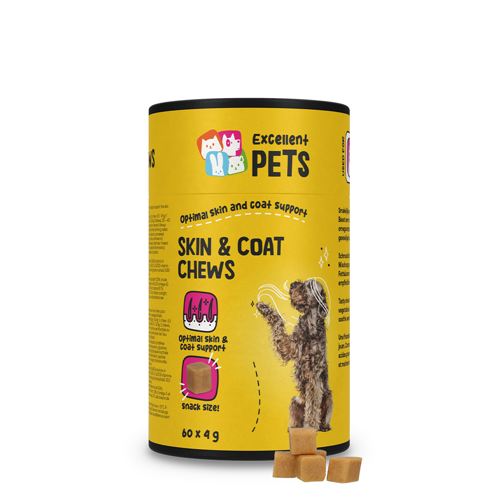 Excellent Pets Skin & Coat Soft Chews – Unterstützt Gesunde Haut Und Glänzendes Fell