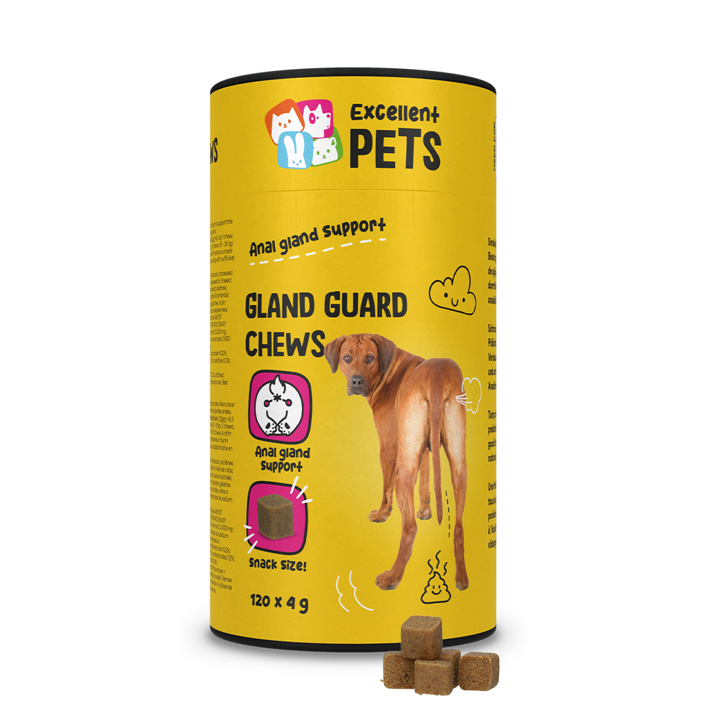 Excellent Pets Gland Guard Weiche Kausnacks 120 Stück – Unterstützt Die Analdrüsen Gesundheit