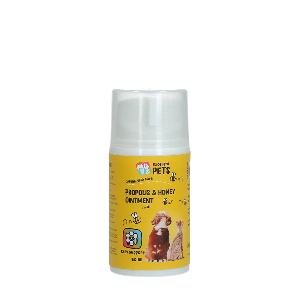 Excellent Pets Propolis und Honigsalbe 50 ml – Hautheilende Pflege für Haustiere