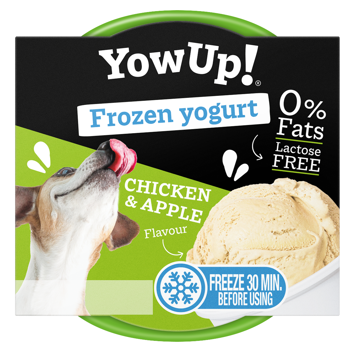 YowUp! Frozen Joghurt Huhn & Apfel – Laktosefrei und Fettfrei