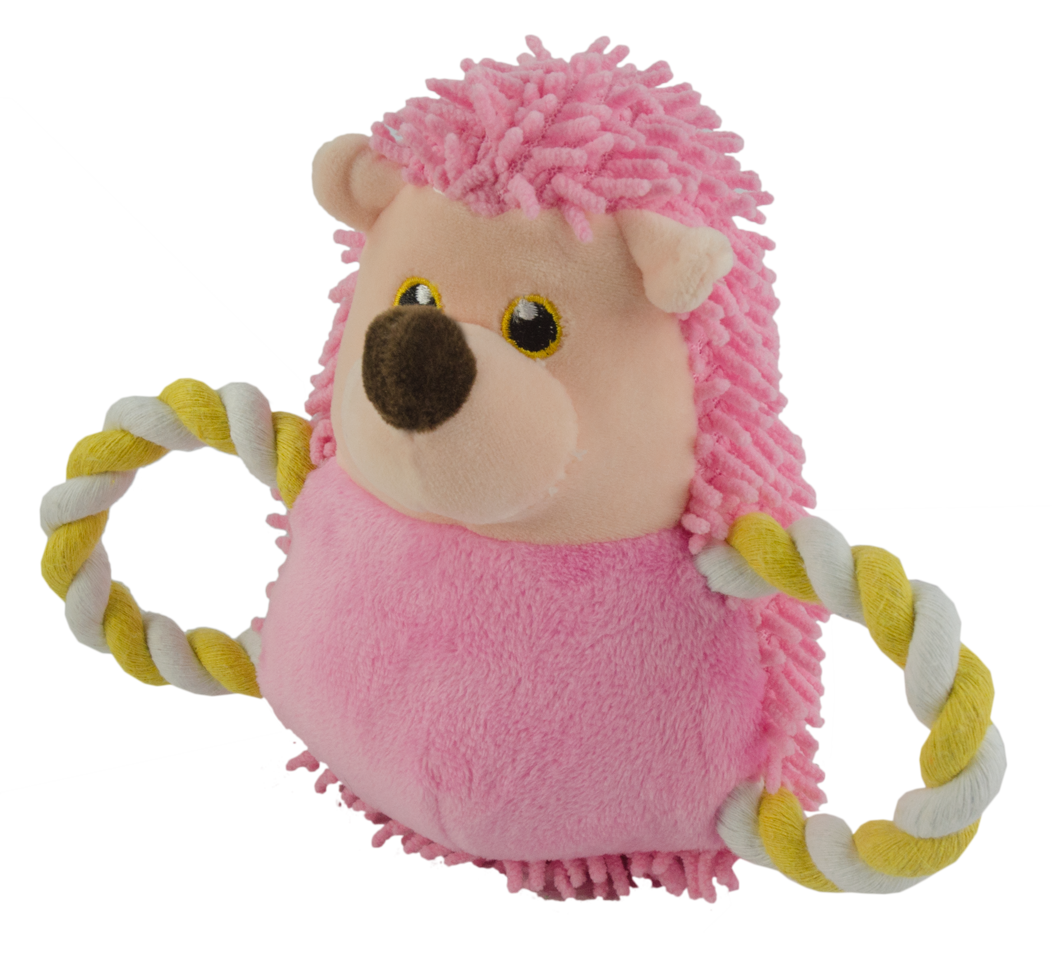 Fuzzle Hedgie Pull Me Rosa – Super Weiches Kuscheltier Mit Quietscher
