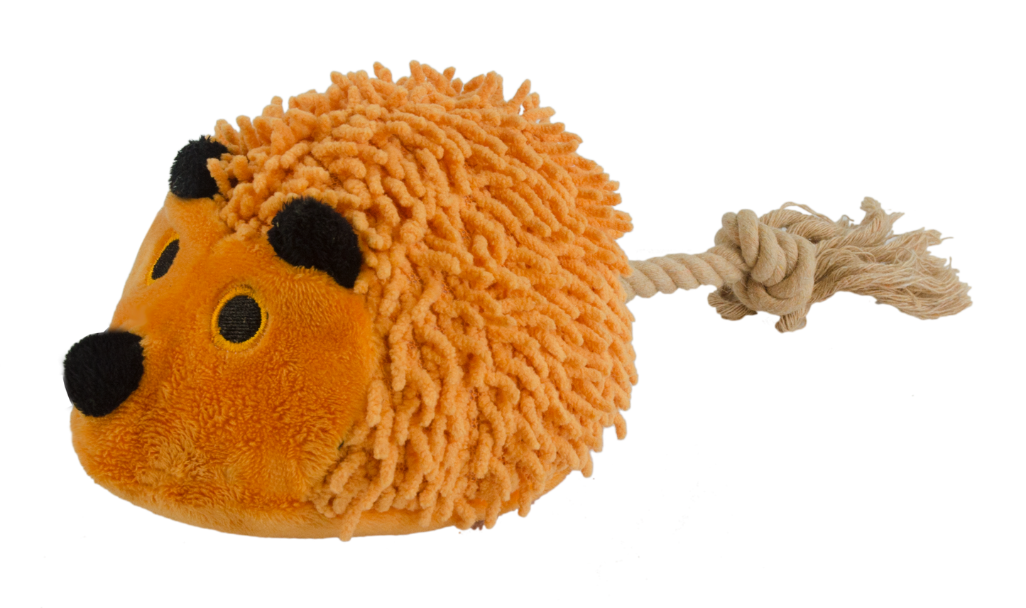 Fuzzle Hedgie Mit Schwanz Orange – Super Weiches Kuscheltier Mit Quietscher