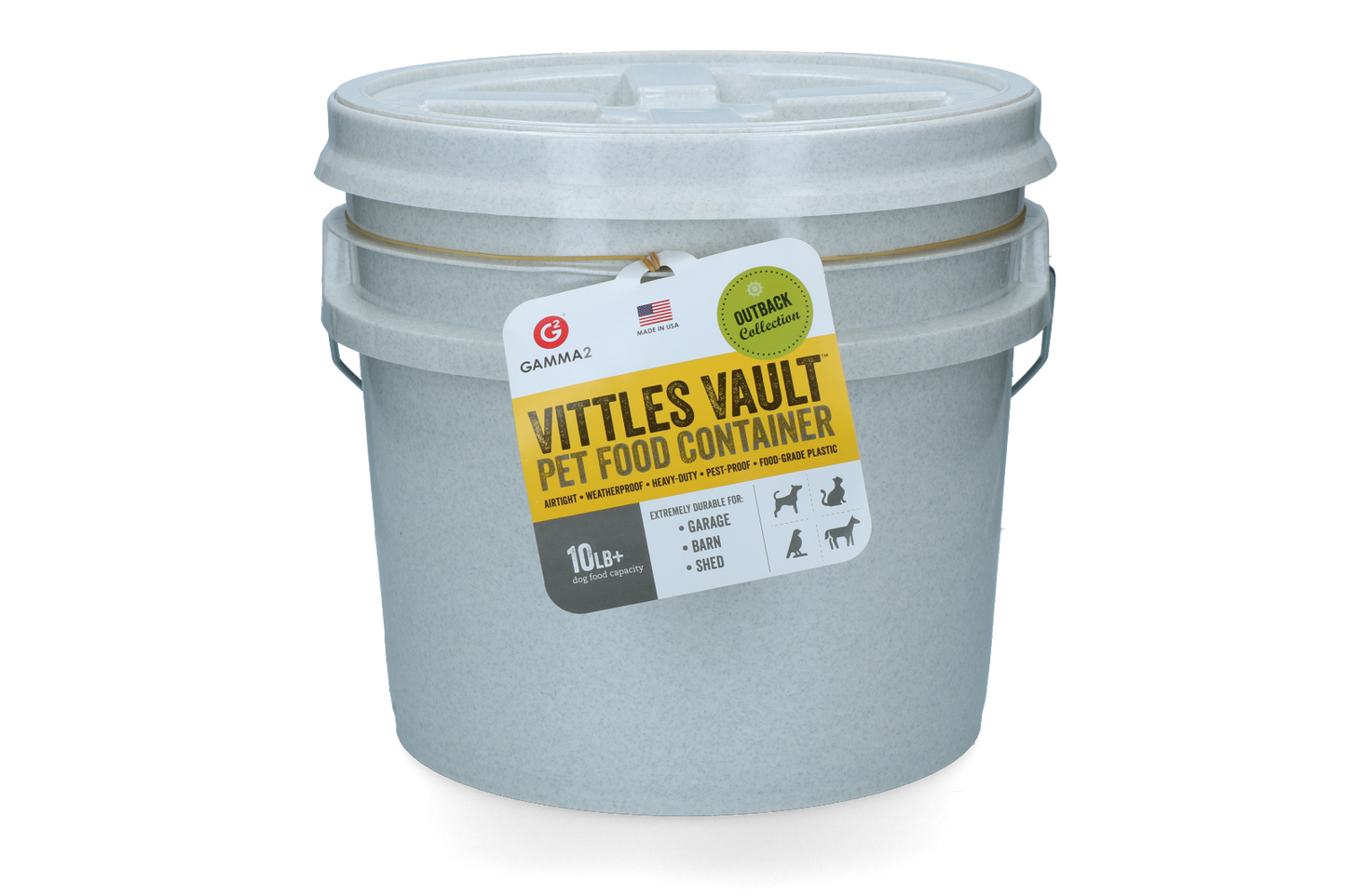 Gamma Vittles Vault Outback 13 l – Luftdichter Futterlagerbehälter