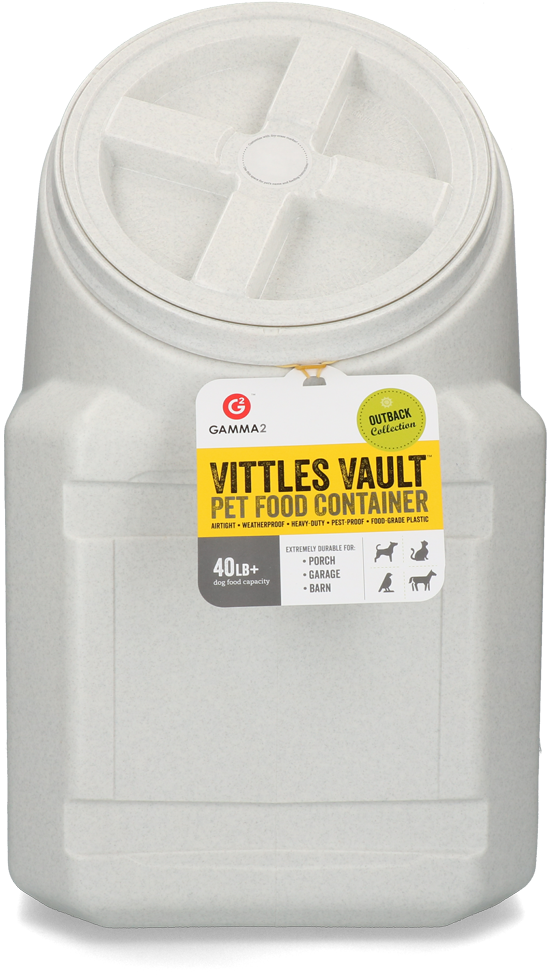 Gamma Vittles Vault Outback Stapelbar 35 l – Luftdichter Futterlagerbehälter