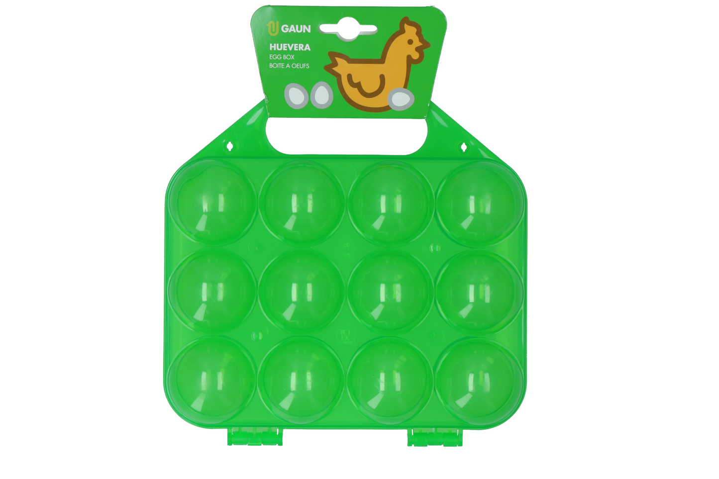 Gaun Geflügel Eierbox Limonengrün – Hygienische Aufbewahrung Für 12 Eier