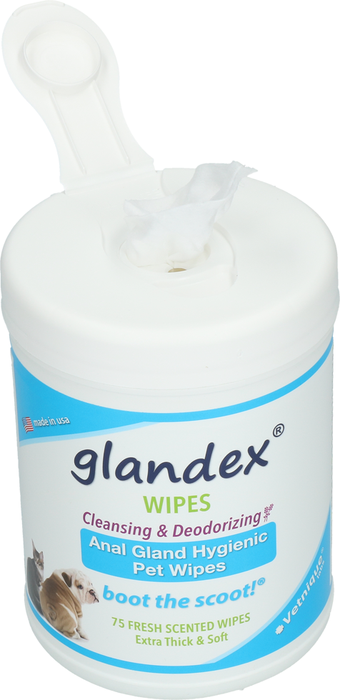 Glandex Pet Wipes 75 St. – Sanfte Reinigung Für Hunde Und Katzen