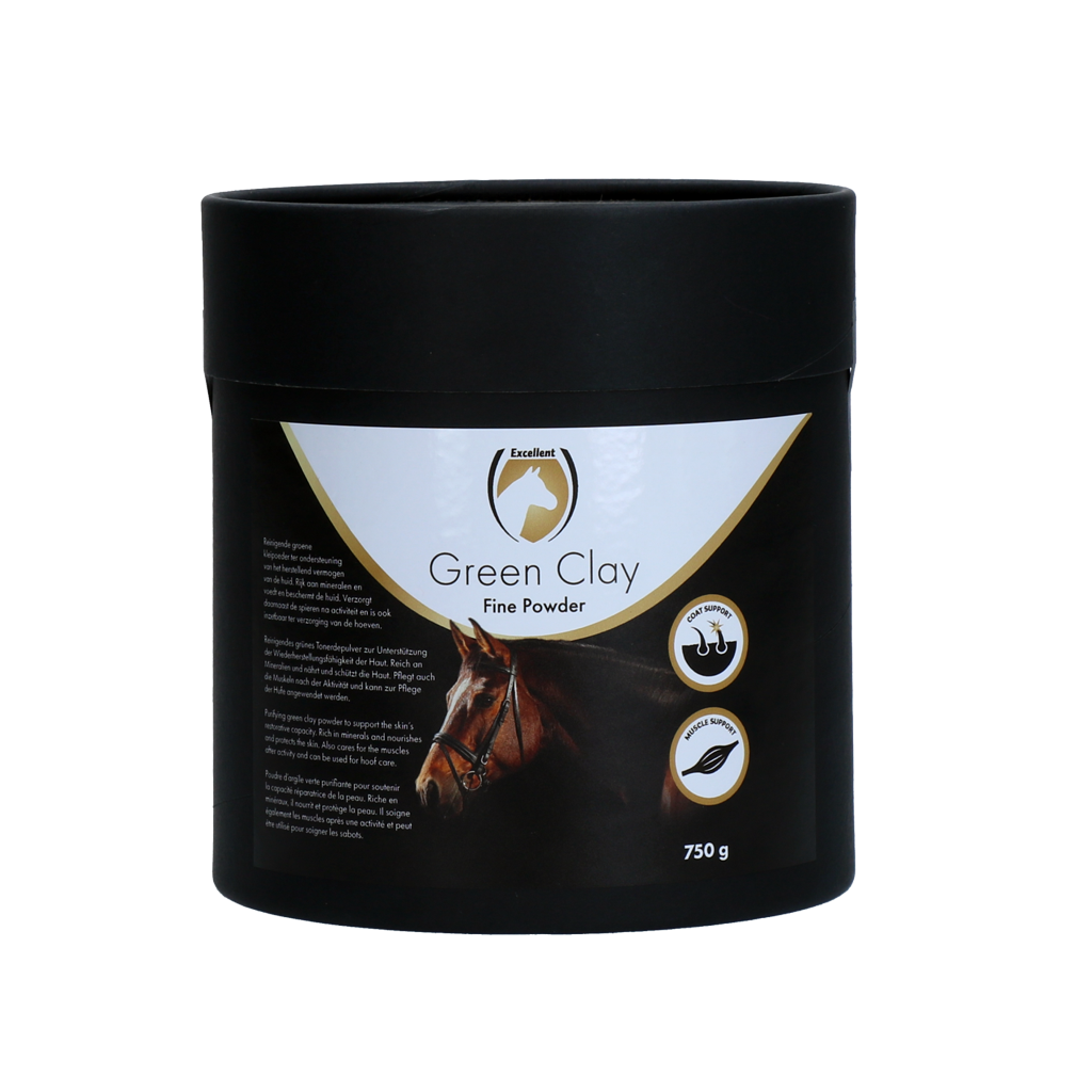 Excellent Horse Grüne Klei Feinpulver 750 g – Mineralstoffreiche Hautpflege