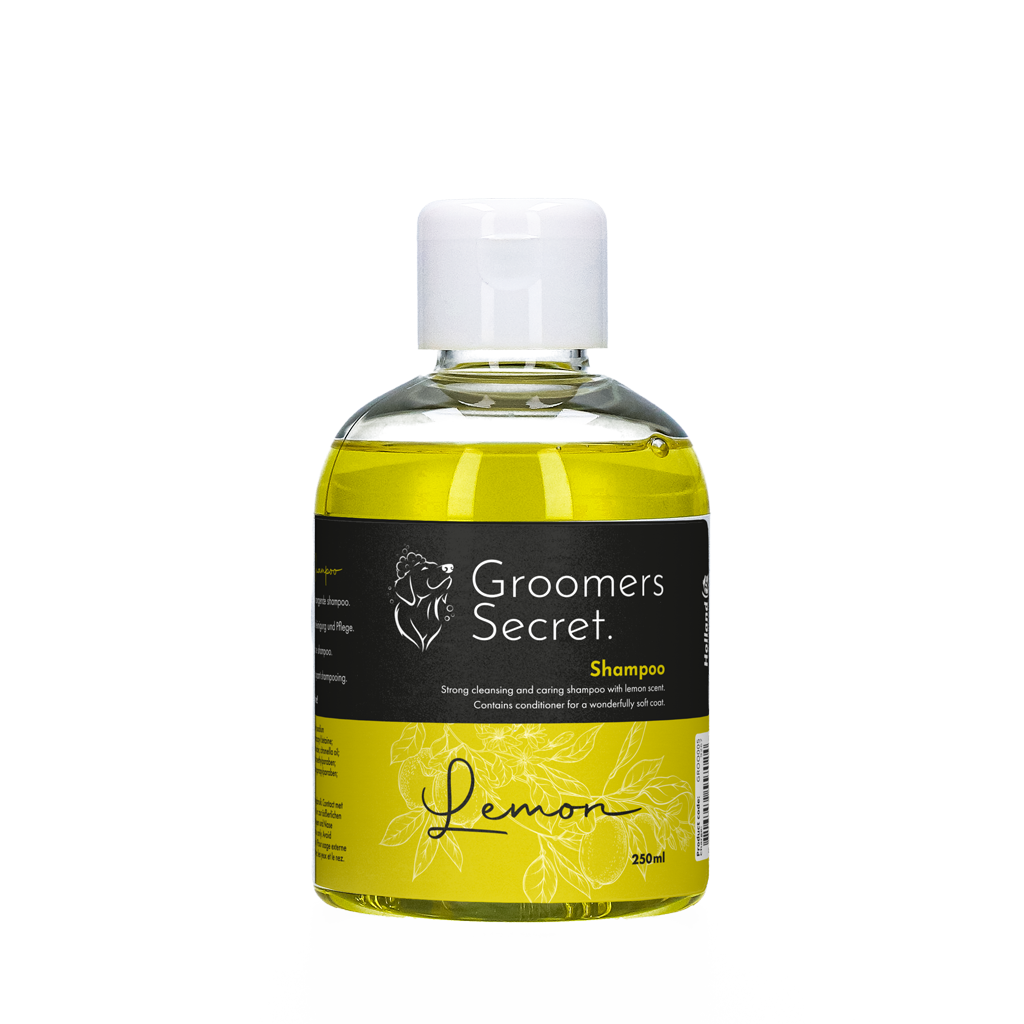 Groomers Secret Shampoo Zitrone 250 ml – Stark Reinigend mit Extra Weichem Fell