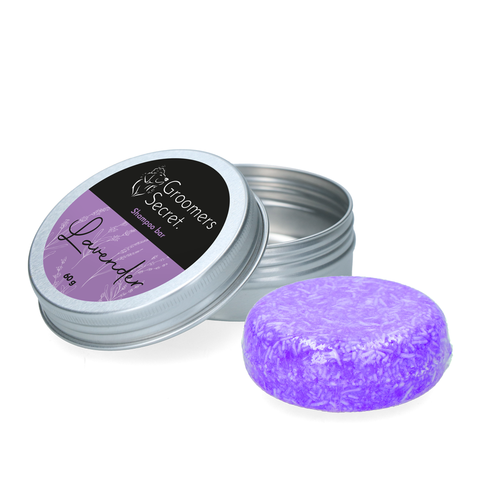 Groomers Secret Shampoo Bar Lavendel – Hochreinigend und Pflegend mit Aloe Vera