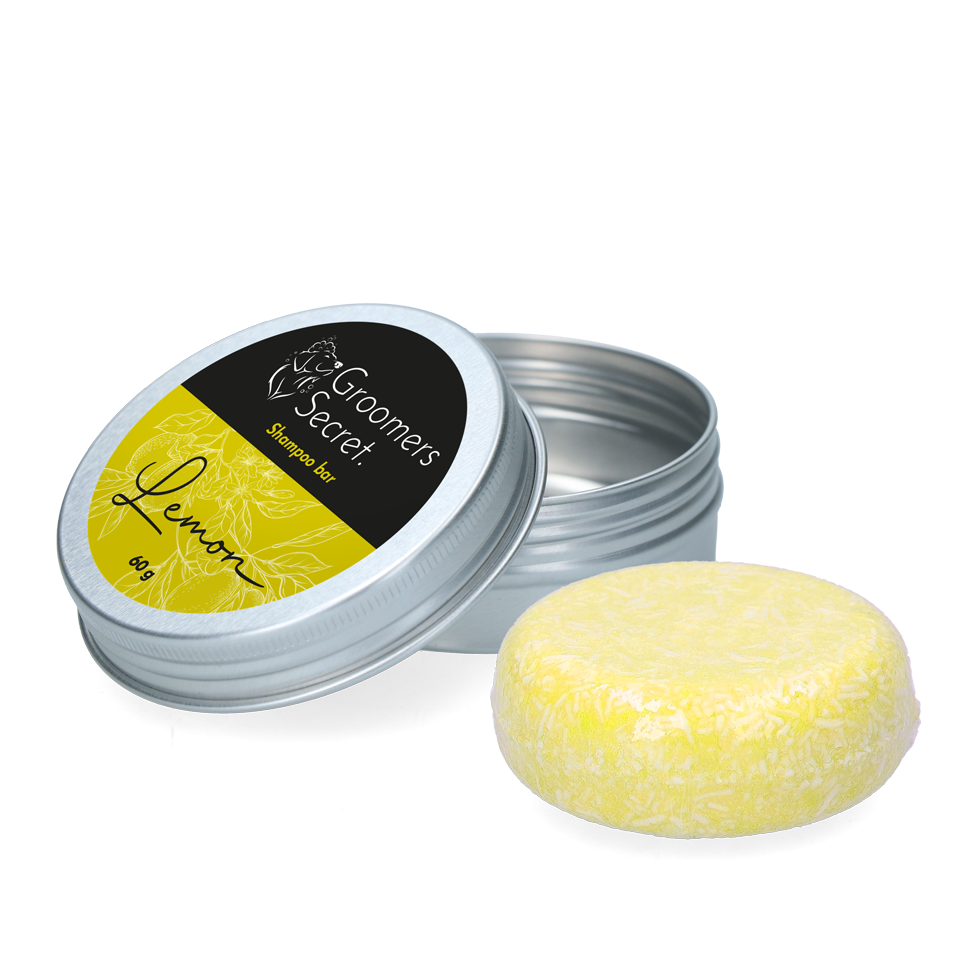 Groomers Secret Shampoo Bar Zitrone – Hochreinigend Mit Aloe Vera