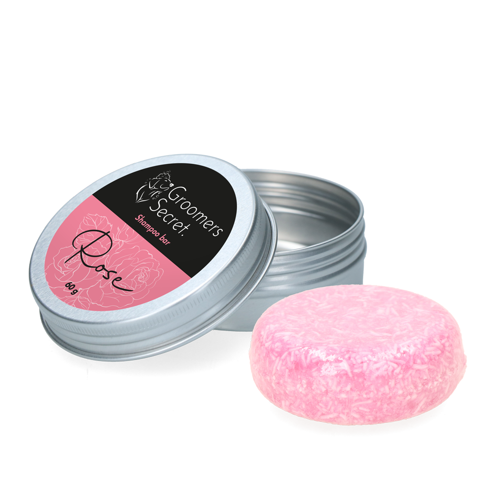 Groomers Secret Shampoo Bar Rose – Hochreinigend und Pflegend mit Aloe Vera