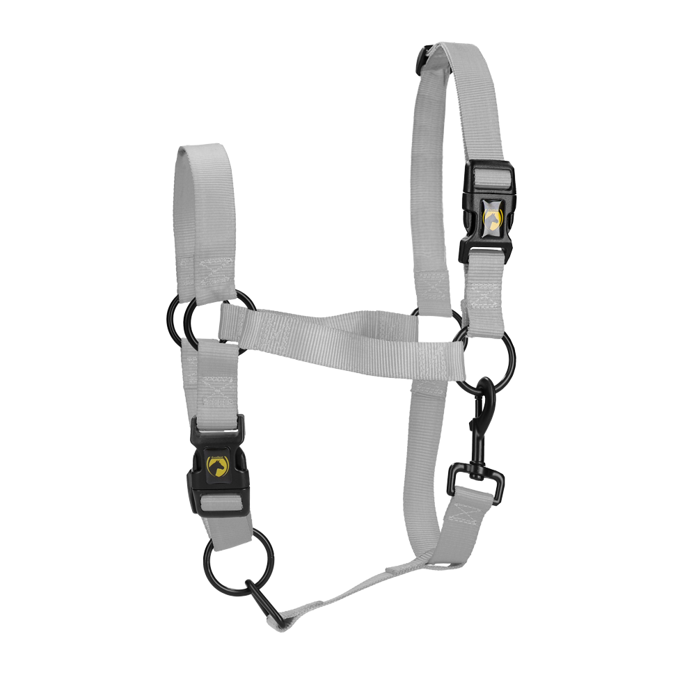 Excellent Essential Halfter Grau XS – Hochwertiges Nylon für Optimalen Komfort