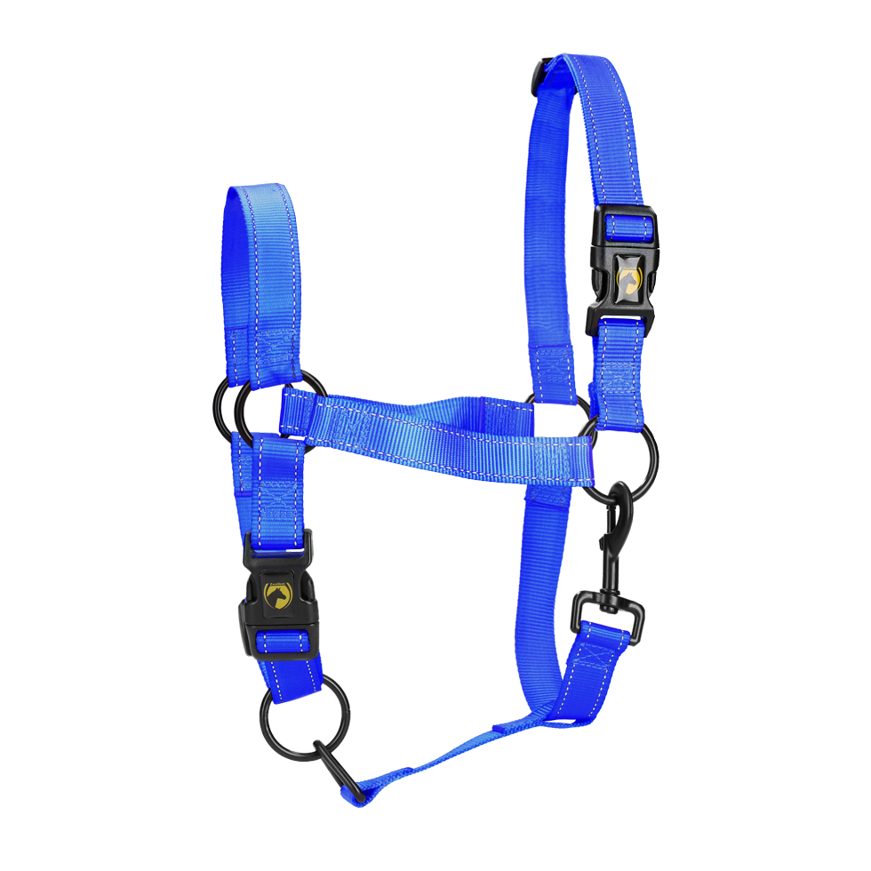 Excellent Premium Halfter Blau L – Sicherheit Und Komfort Mit Reflektierenden Elementen