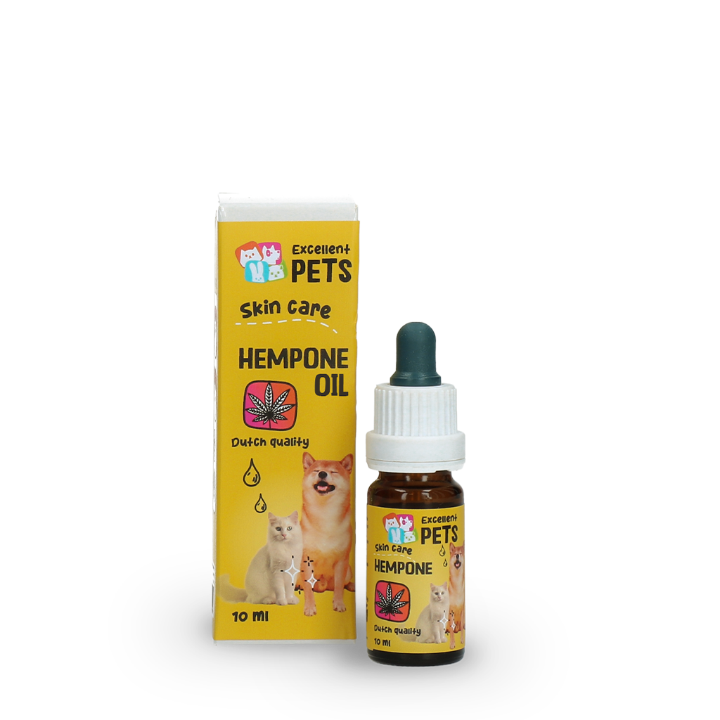 Excellent Pets HempOne Öl 10 ml – Feuchtigkeitsspendende Hautpflege für Hunde und Katzen