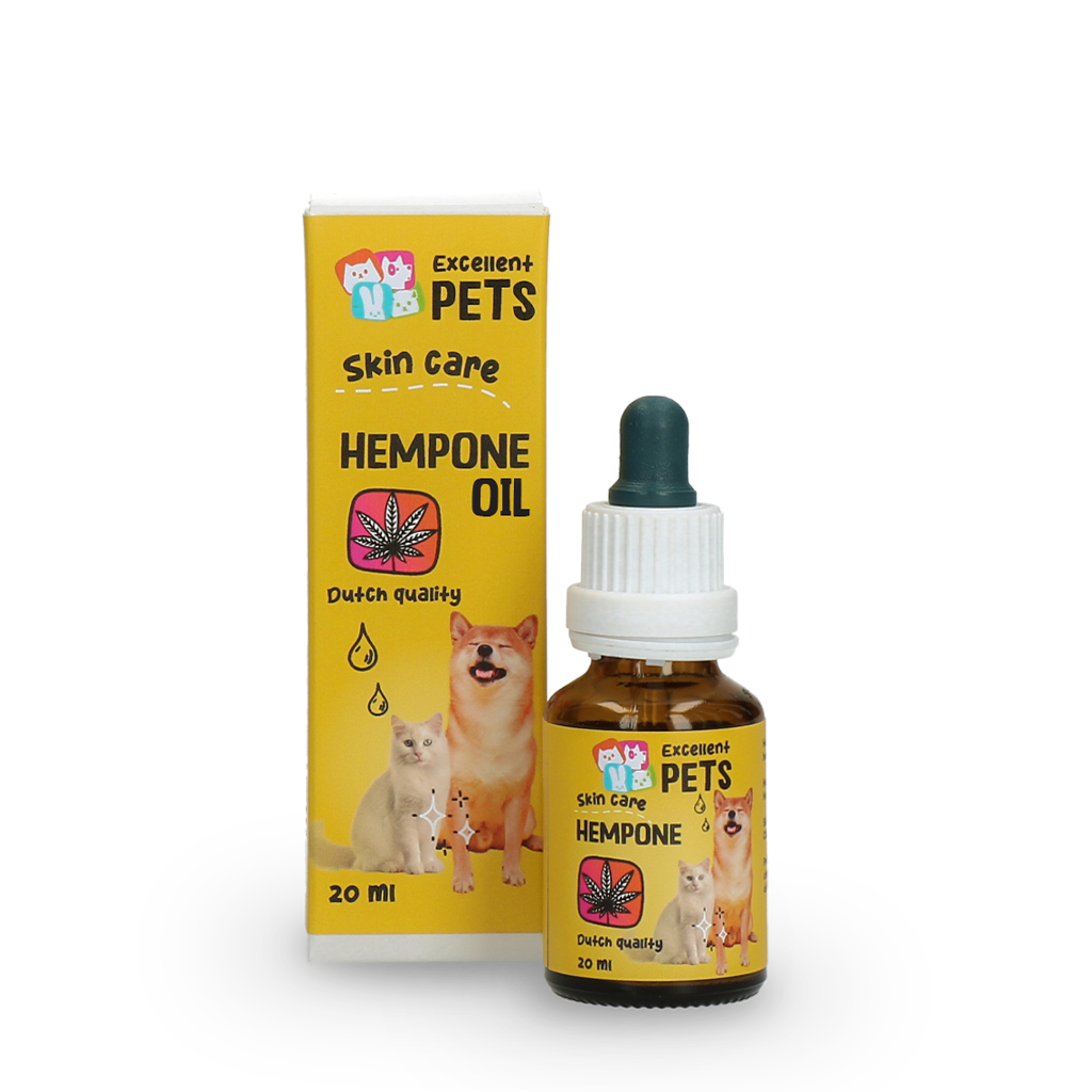 Excellent Pets HempOne Öl 20 ml – Feuchtigkeitsspendende Hautpflege für Hunde und Katzen